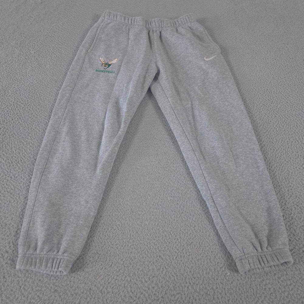 Nike Sweatpants Mens Small Gray Team Club Pant Tapered Leg Hornet Basketball